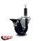 Service Caster 3.5'' Solid Poly Swivel 1'' Expanding Stem Caster with Brake SCC-EX20S3514-SPUS-PLB-1 - alternate 2